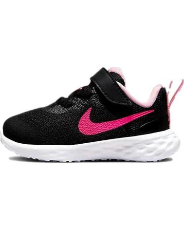 Sportivo per Bambina e Bambino NIKE ZAPATILLAS NIA REVOLUTION 6 NN DD1094 NEGRO