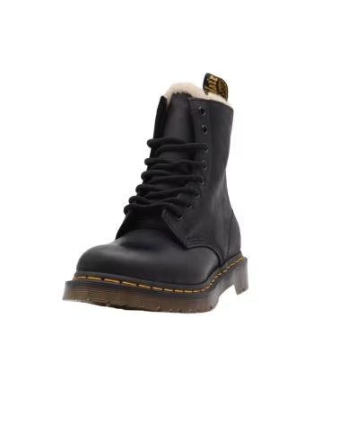 DR MARTENS BOTTES 1460 SERENA BLACK BURNISHED WYOMING 001