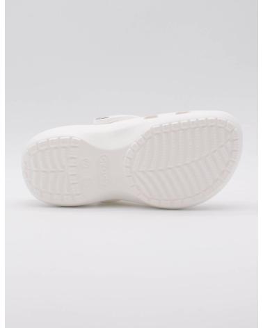 CROCS ZUECOS DE MUJER CON PLATAFORMA CLASSIC PLATFORM CLOG W BLANCO