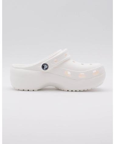 CROCS ZUECOS DE MUJER CON PLATAFORMA CLASSIC PLATFORM CLOG W BLANCO