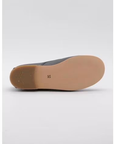 ZAPATOS DE CORDONES PIRUFIN DE COMUNIÓN EN PIEL AZUL AZUL