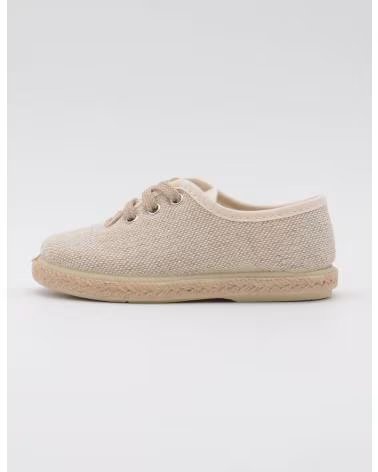 ALPERCATAS VULPEQUES 1000-LC DE ESPARTO E LINHO COM ATACADORES, COR BRANCO BLANCO