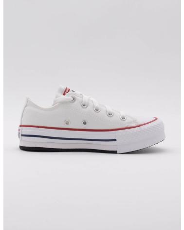 CONVERSE CHUCK TAYLOR ALL STAR PLATEAU CANVAS SNEAKER WEISS 272858C BLANCO