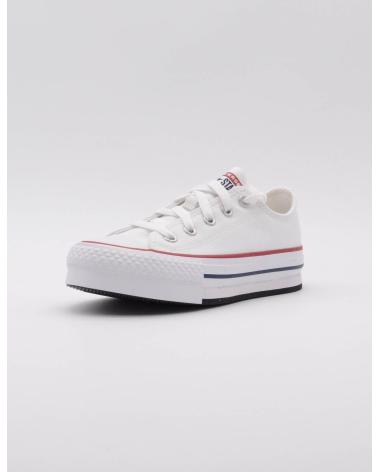 CONVERSE CHUCK TAYLOR ALL STAR PLATEAU CANVAS SNEAKER WEISS 272858C BLANCO