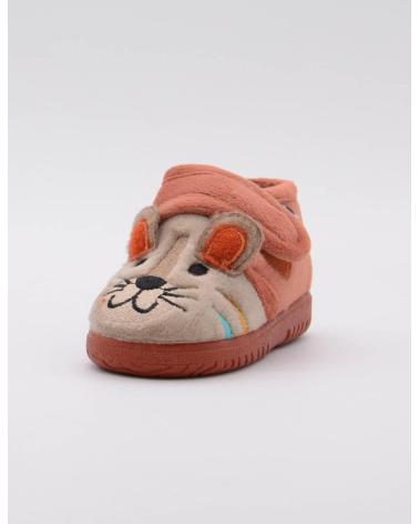 VICTORIA OJALA 5119 - HAUSSCHUHE FÜR KINDER MIT TIERMOTIV, TERRAKOTTAFARBEN TEJA