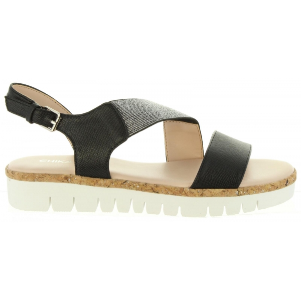 Sandalen für Damen CHIKA10 IDOIA 01 NEGRO