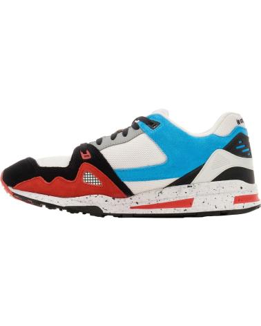 LE COQ SPORTIF R1100 WEISSE MEHRFARBIGE HERREN-SNEAKER BLANCO