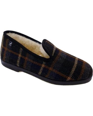 Hausschuhe-De-Mujer-JAVER-ZAPATILLAS-106-LANA-VARIOS-15881-MARRON