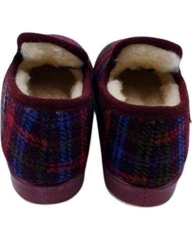 Hausschuhe für Damen JAVER ZAPATILLAS 106 LANA VARIOS 15881 BURDEOS