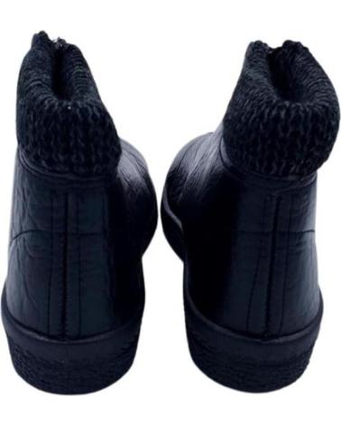 Botines de Mujer JAVER ZAPATILLAS OTONO-INVIERNO  18437 NEGRO