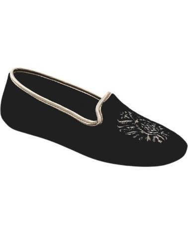 Pantofole per Donna NORTEÑAS ZAPATILLAS OTONO INVIERNO NORTENAS VARIOS 26783 NEGRO