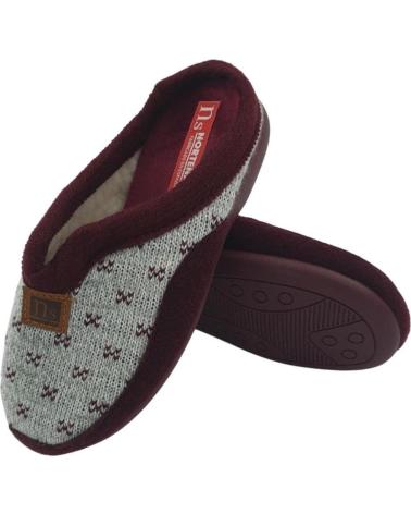 Pantofole per Donna NORTEÑAS ZAPATILLA ISABA DESCALZA NORTENAS  15-324 BURDEOS