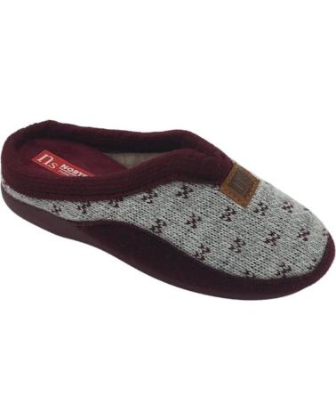 Pantofole per Donna NORTEÑAS ZAPATILLA ISABA DESCALZA NORTENAS  15-324 BURDEOS
