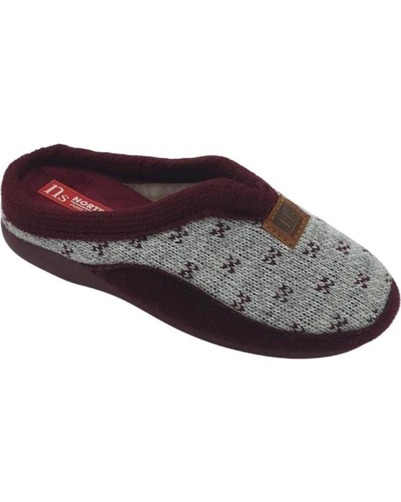 Pantofole per Donna NORTEÑAS ZAPATILLA ISABA DESCALZA NORTENAS  15-324 BURDEOS