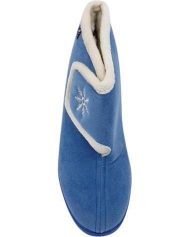 Hausschuhe für Damen JAVER ZAPATILLAS OTONO-INVIERNO VARIOS 126 AZUL CLARO