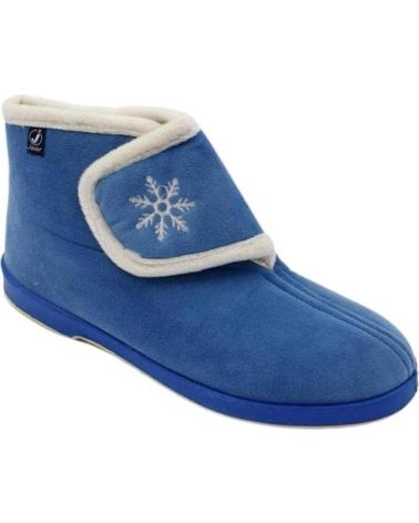 Hausschuhe für Damen JAVER ZAPATILLAS OTONO-INVIERNO VARIOS 126 AZUL CLARO