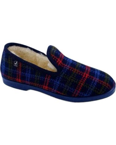 Hausschuhe für Damen JAVER ZAPATILLAS 106 LANA VARIOS 15881 AZUL