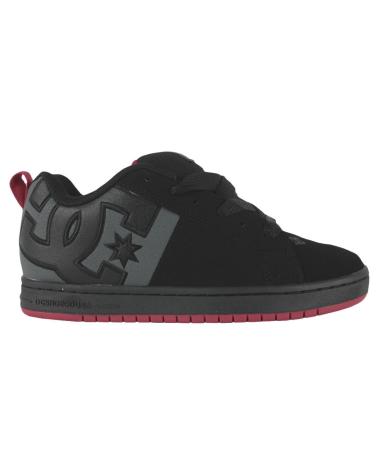 Zapatillas deporte de Mujer y Hombre DC SHOES COURT GRAFFIK SQ BLACK-GREY-RED BYR