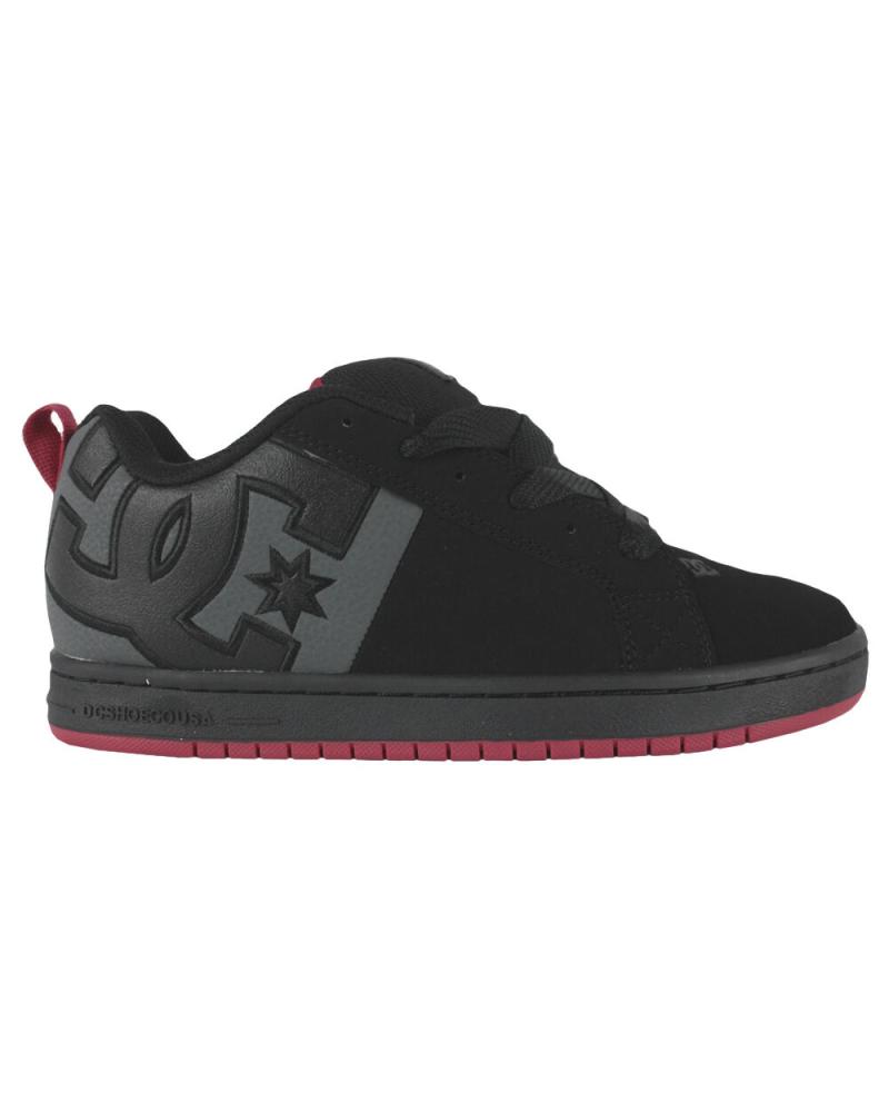 Scarpe sport per Donna e Uomo DC SHOES COURT GRAFFIK SQ BLACK-GREY-RED BYR