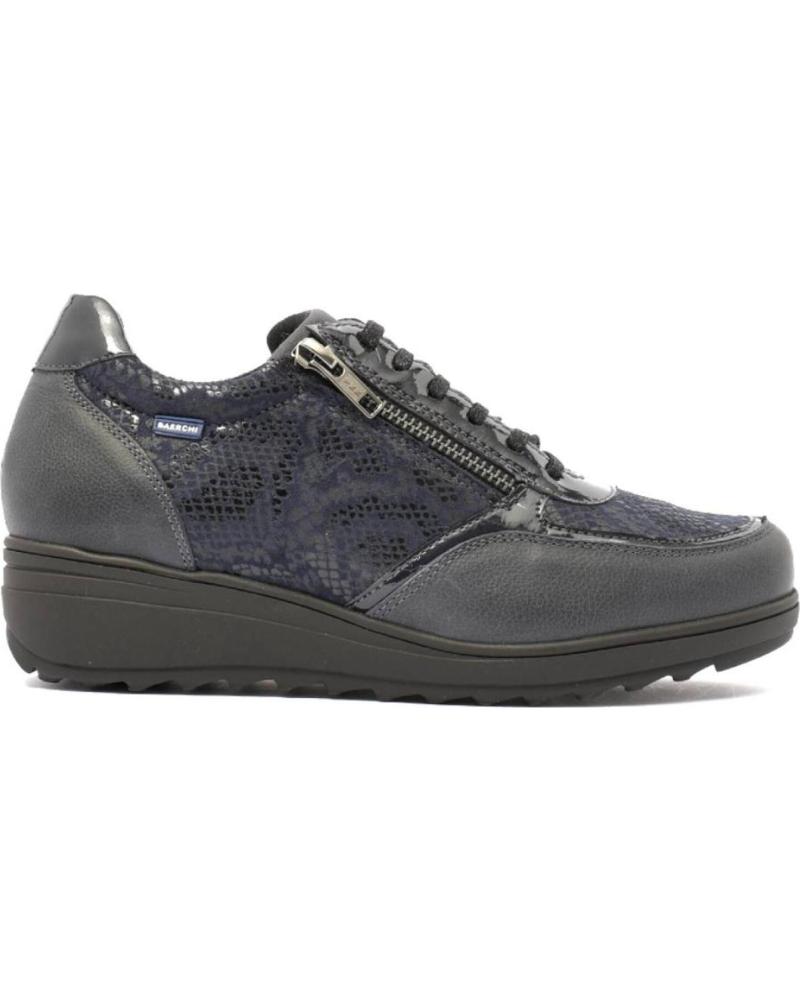 BAERCHI BLUCHER VERONICA SCARPE CASUAL DA DONNA BLU MARINO MARINO