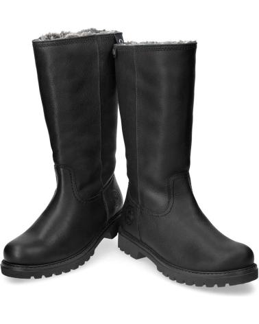 Botas de Mujer PANAMA JACK BAMBINA B60 PIEL NEGA NEGRO