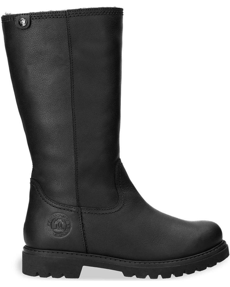 Botas de Mujer PANAMA JACK BAMBINA B60 PIEL NEGA NEGRO