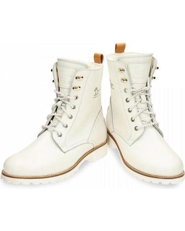 BOTTES PANAMA JACK FARA IGLOO TRAV B3 NAPA BLANC WHITE WHITE