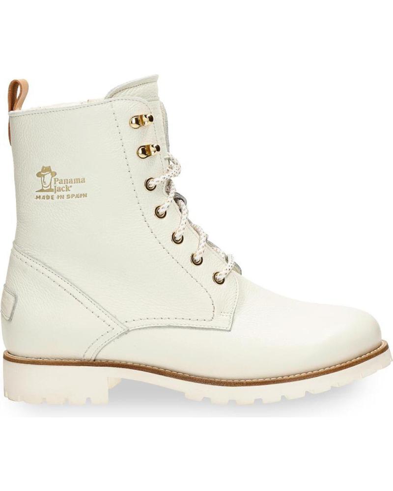 BOTTES PANAMA JACK FARA IGLOO TRAV B3 NAPA BLANC WHITE WHITE