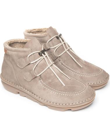 STIVALETTI IN PELLE ON FOOT 30606 VISONE DA DONNA VISON
