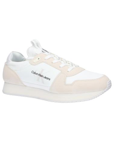 Zapatillas deporte de Hombre CALVIN KLEIN YM0YM00553 LACEUP NY-LTH 0K7 WHITE-IVORY