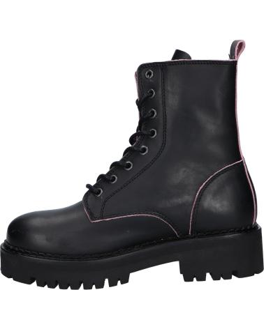 Botas de Mulher TOMMY HILFIGER EN0EN01997 JEANS PIPING BOOT OGO BLACK-FROSTED PINK