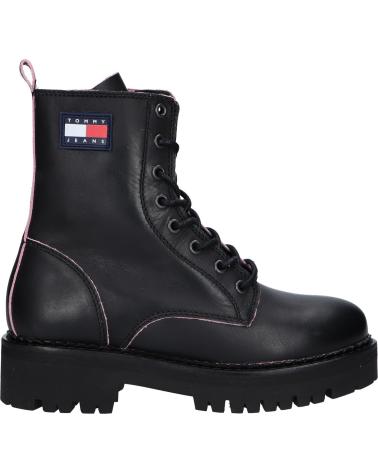 Stivali per Donna TOMMY HILFIGER EN0EN01997 JEANS PIPING BOOT OGO BLACK-FROSTED PINK