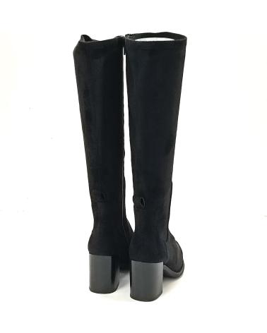 Botas de Mujer UNISA BOTA NEGRA DE TACON NEGRO