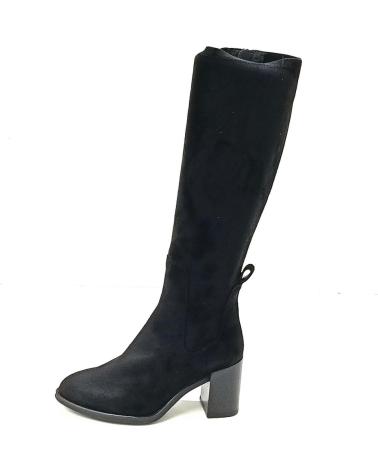 Botas de Mujer UNISA BOTA NEGRA DE TACON NEGRO