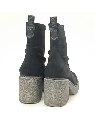 Botines de Mujer WEEKEND BY PEDRO MIRALLES BOTIN NEGRO DE TACON ANTE NEGRO
