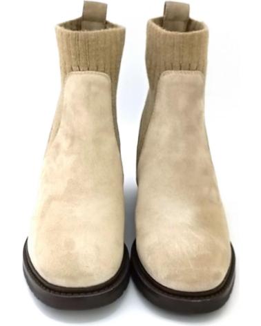 Botines de Mujer UNISA BOTIN PLANO BEIGE ARENA