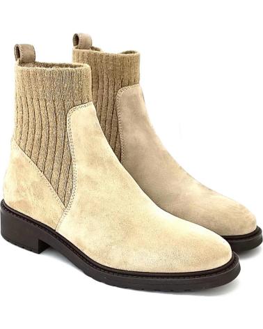 Botines de Mujer UNISA BOTIN PLANO BEIGE ARENA