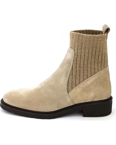 Botines de Mujer UNISA BOTIN PLANO BEIGE ARENA
