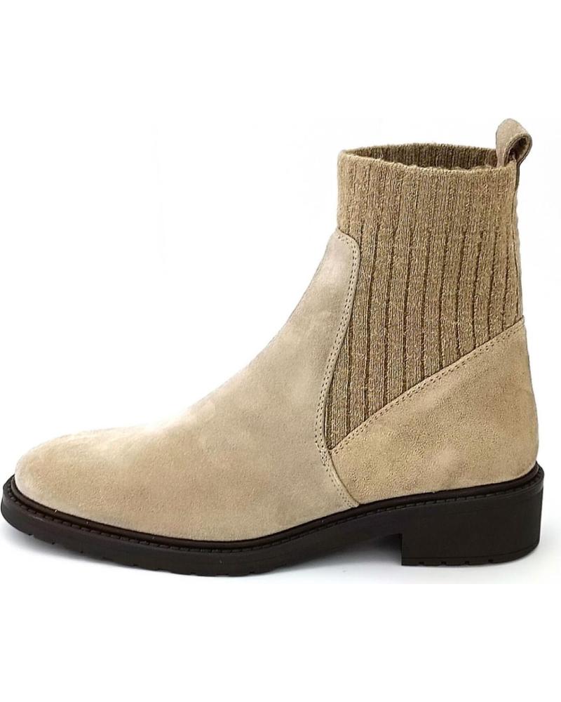 Botines de Mujer UNISA BOTIN PLANO BEIGE ARENA