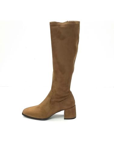Botas de Mujer UNISA BOTA CAMEL DE TACON PEANUT