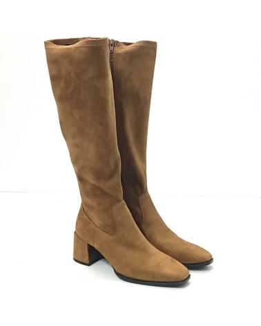 Botas de Mujer UNISA BOTA CAMEL DE TACON PEANUT