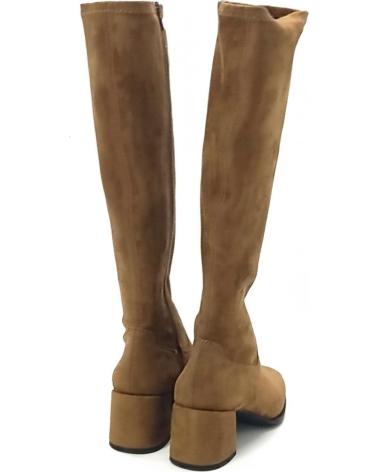 Botas de Mujer UNISA BOTA CAMEL DE TACON PEANUT