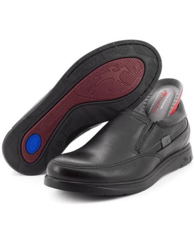 Zapatos de Hombre FLUCHOS ZAPATOS TRABAJO PIEL F0051 MALLORCA NEGRO STK