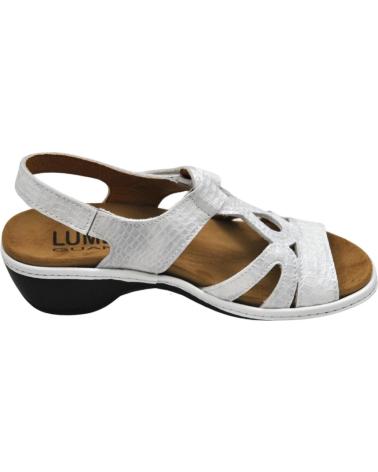 Sandalias de Mujer LUMEL SANDALIA PARA PLANTILLAS MUJER 120-9432 MONI 222 WHIT WHITE 950