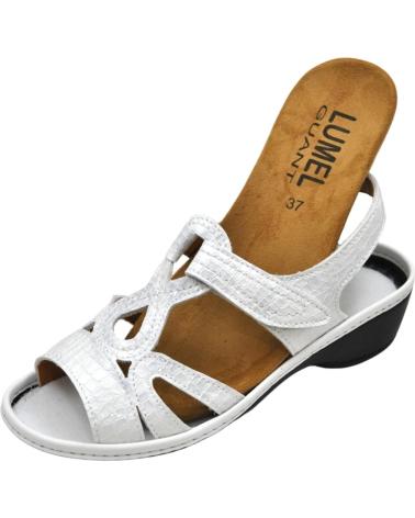 Sandalias de Mujer LUMEL SANDALIA PARA PLANTILLAS MUJER 120-9432 MONI 222 WHIT WHITE 950