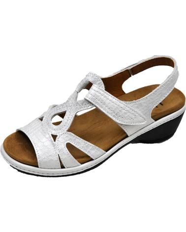 Sandalias de Mujer LUMEL SANDALIA PARA PLANTILLAS MUJER 120-9432 MONI 222 WHIT WHITE 950