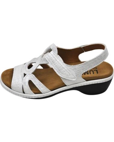 Sandalias de Mujer LUMEL SANDALIA PARA PLANTILLAS MUJER 120-9432 MONI 222 WHIT WHITE 950