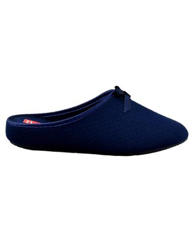 Calzado-De-Casa-De-Mujer-NORTEÑAS-ZAPATILLA-DE-ENTRETIEMPO-FORRADA-DE-RIZ-MARINO