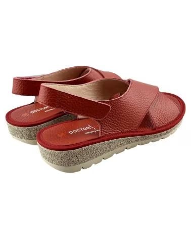 Sandalen-De-Mujer-D`CUTILLAS-SANDALIA-MUY-COMODA-CON-TIRAS-CRUZADAS-ROJO