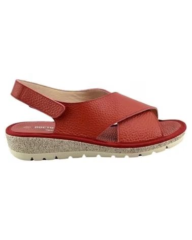 Sandalen-De-Mujer-D`CUTILLAS-SANDALIA-MUY-COMODA-CON-TIRAS-CRUZADAS-ROJO